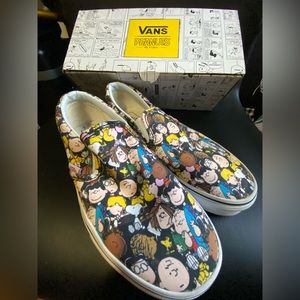 Vans x peanuts collaboration shoes